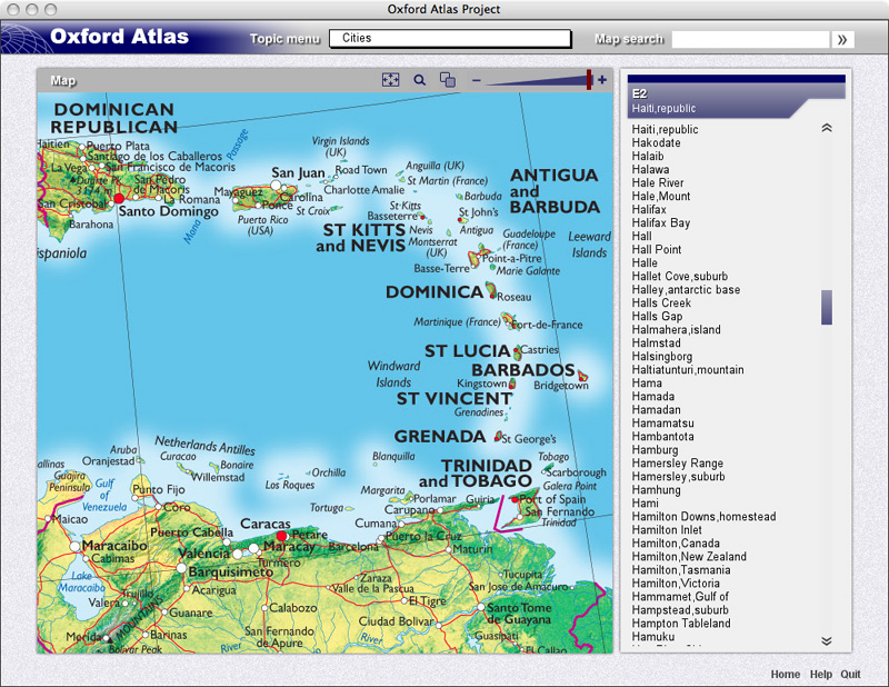 Interactive Atlas fro Oxford University Press